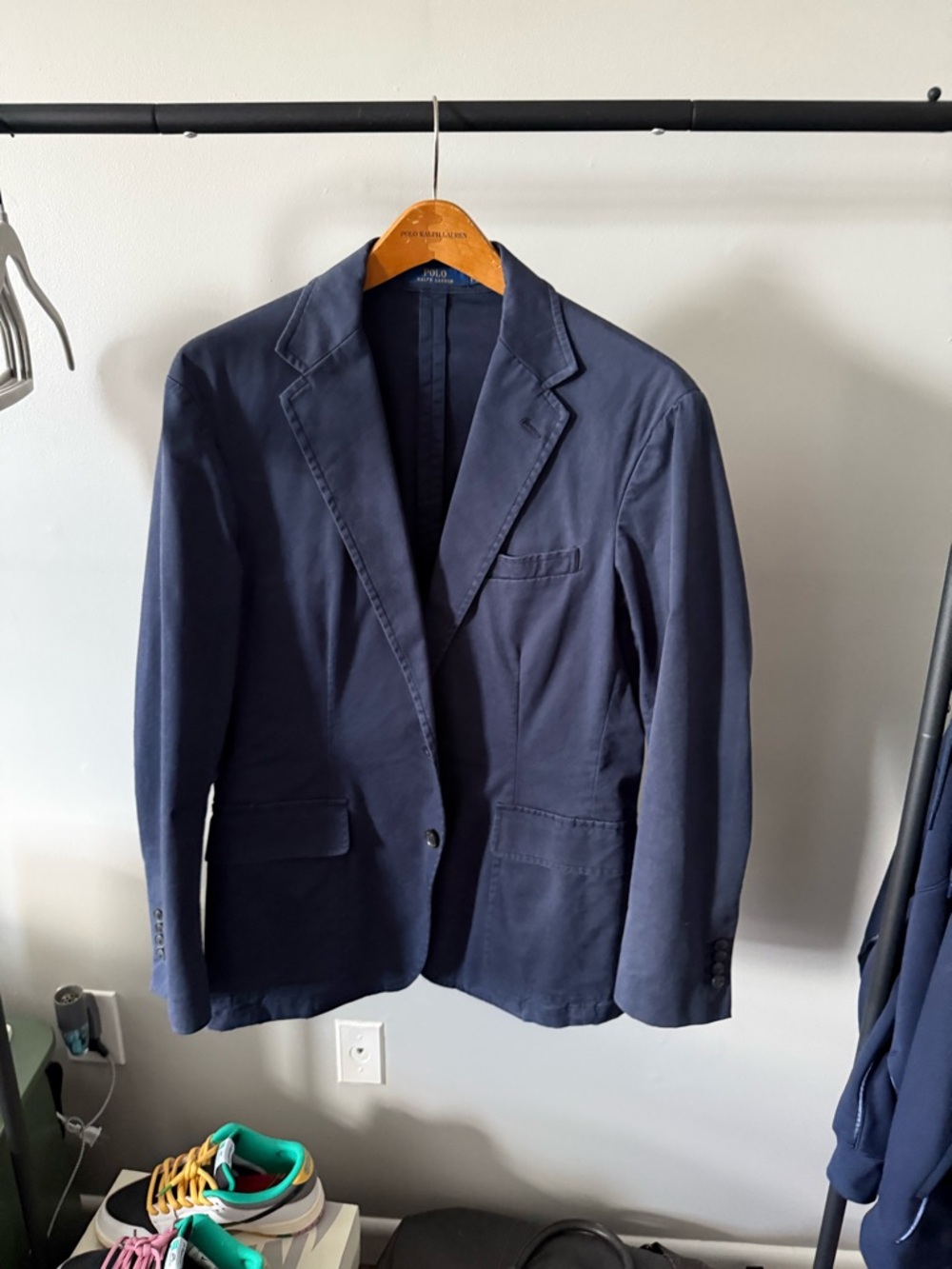 Polo by Ralph Lauren Navy Single-Breast Sport Coat